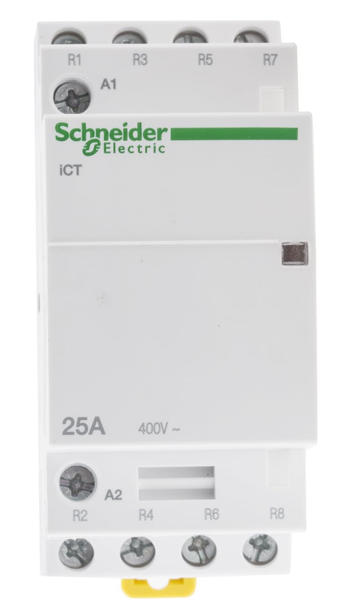 Schneider Electric Installationsschütz Acti9 iCT, 4Ö, 25A, 220-240V AC, 50HZ, Artikelnummer A9C20837