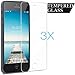Ailun Screen Protector Compatible with iPhone 5S iPhone SE (2016) iPhone 5 iPhone 5c 3Pack Tempered Glass