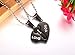 VNOX Stainless Steel I Love You Key to Heart Couple Pendant Necklace for Mens Womens Promise