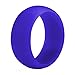 (Price/6 Pcs) GOGO Premium Women's Silicone Wedding Rings - 9 mm Wide(2 mm Thick) Flexible Wedding Bands - Great Gifts for Birthday or Anniversary