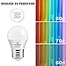 hansang E26 Appliance Light Bulb, 2700K Warm White, 60 Watt Equivalent Small Light Bulb, E26 LED Bulb for Ceiling Fan, A15 Light Bulb, 600lm 120V, CRI85+, Eye Protection, 120V, Non-Dimmable 6 Pack