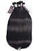 8A Malaysian Straight Hair 18 20 22 inch 3 Bundles Deals 100% Unprocessed Malaysian Hair Bundles Virgin Human Hair Weaving Remy Human Hair Wefts Natural Black