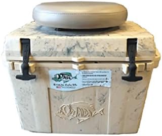 Taiga Coolers Leak Proof 27 Quart Desert Camo Cooler with Dove Seat
