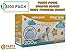 Party Bargains Disposable Diaper Bags with Baby Powder Scent | 100% Biodegradable Easy-Tie Nappy Sacks for Home and Travel | 200 Count