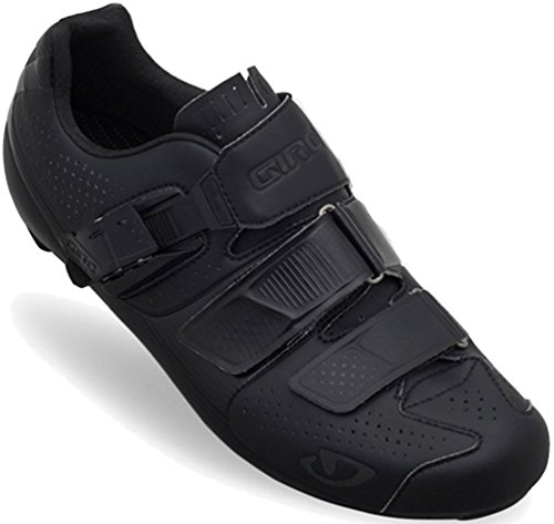 Giro 2016 Men's Factor ACC Road Bike Shoes (Matte Black/Gloss Black - 44.5)