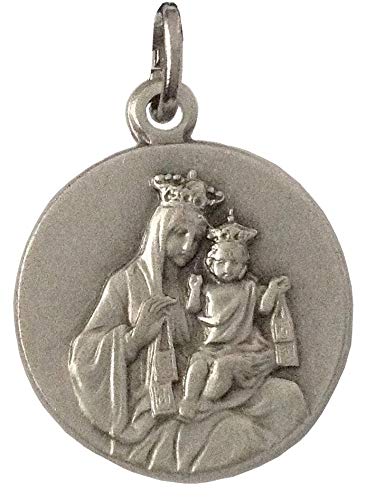 I G J CARMEL SCAPULAR MEDAL (OUR LADY OF MOUNT CARMEL - VIRGIN OF CARMEL) - 100% MADE IN ITALY
