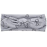 DZT1968® Baby Girl Newest Wide Turban Headband Head Wrap Knotted Hair Band (A)