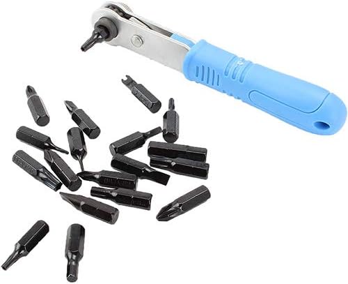 Tournevis A Cliquet Jeu De Coudes Coude Tete De Tournevis De Forme Speciale Angle Droit De 90 Degres Avec Tete De 20 Lots Amazon Fr Bricolage