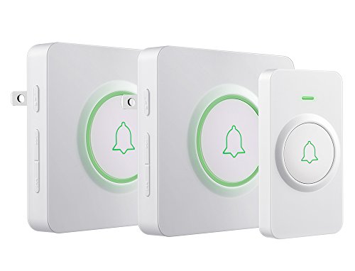 AVANTEK DW-12 Wireless Doorbell, Waterproof Door Chime Kit Operating at Over 1300 Feet with 52 Melodies, CD Quality Sound and LED Flash - Thumbnail 7