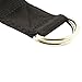 FIT SPIRIT 6ft Fitness Exercise Yoga Strap - Black