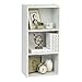 IRIS USA 3 Tier Cube Bookshelf Storage Cubby Shelf, Bookcase, White