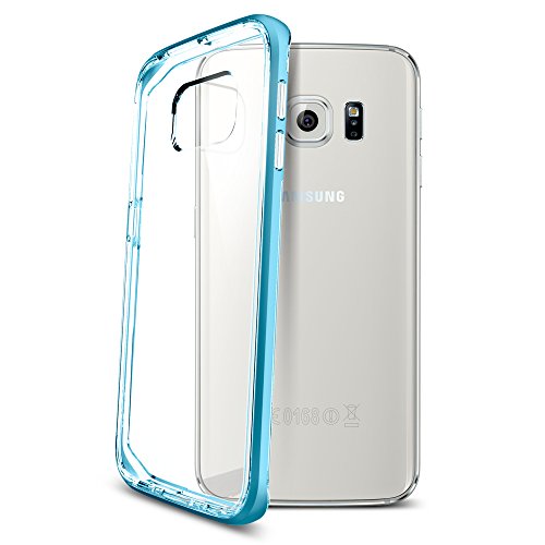 Spigen SGP11527 - Funda para Samsung Galaxy S6 Edge, Claro/Azul - Imagen 6