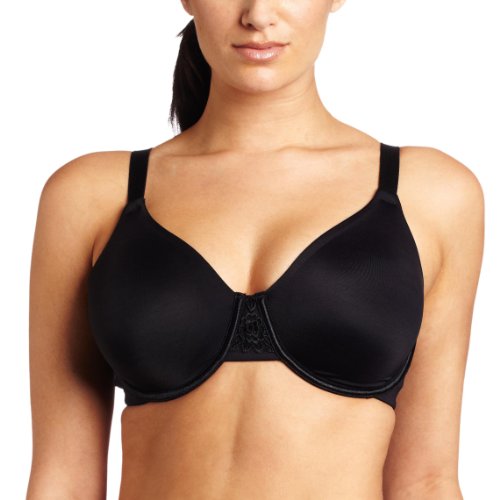 Vanity Fair Women's Beauty Back Minimizer Full Figure Underwire Bra 76080,Midnight Black,44DD