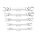 OEMTOOLS 22063 5 Piece Flex Head Flare Nut Wrench Set, SAE Flare Tool, 1/4” x 5/16”, 3/8” x 7/16”, 1/2” x 9/16”, 5/8” x 11/16 “, 3/4” x 7/8”