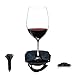 Outdoor Wine Glass Holder by Bella D'Vine - 3 Attachments Include Lawn Wine Stake for Picnics, Suction Base for Boats and Hot Tubs, Strap for Patio Chairs or Rails - Fun Wine Gift - Navy Blue