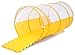 eWonderWorld 3.25' Sunshine Yellow Kid’S Pop-Up Play Tunnel with Carrying Bag – Children’S Tunnel, Play Tube, Crawl Tunnel for Toddlers, Toy Tunnel