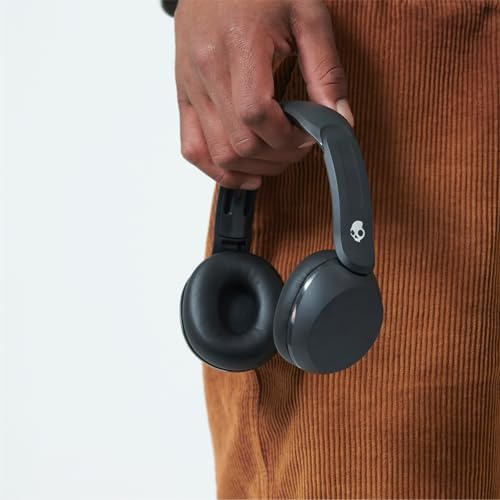 Icon 180 Wireless On-Ear Bluetooth Headphones, Up to 50 Hours Battery, Lightweight and Travel Ready, Secure Fit, Sweat and Water Resistant, Microphone iPhone Android - True Black
