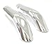 AMAAM High Performance Chrome Exhaust Tips, Angle Cut, Pencil Cut, Turn Down, Multiple Sizes, 2 pcs (13