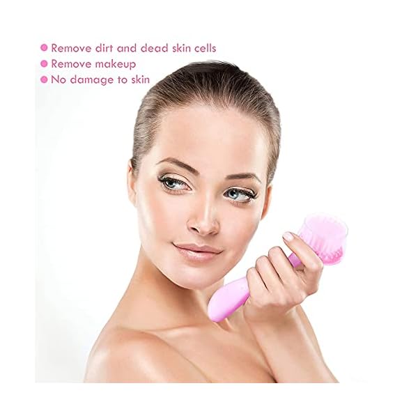 3-Pieces-Facial-Cleansing-Brush-Acrylic-Handle-Face-Scrubbers-Soft-Bristle-Exfoliator-Cleaner-Brush-Scrub-Exfoliating-Facial-Brush-for-Face-Care-Makeup-Skincare-Removal-Pink-Purple-Blue 3 Pieces Facial Cleansing Brush Acrylic Handle Face Scrubbers Soft Bristle Exfoliator Cleaner Brush Scrub Exfoliating…