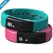 EFOSHM Fitness Tracker Wristband Watch Bracelet Upgrade K5 Plus Wireless Activity and Sleep Monitor Pedometer for Men Women Boys Girls Ladies Man Smartphone (Blue)