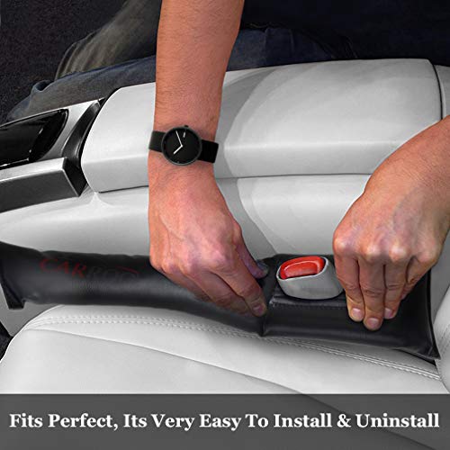 2 Car Seat Gap Fillers for Pets - Anti-Accident, Prevents Distraction from Pets While Driving - Stop Losing Items in Your Car – 1-Size-Fits-All - Easy Cleaning Solution – Fits Most Vehicles - Thumbnail 4
