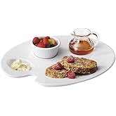 G.E.T. PP-977-W 12" Painter"s Plate (Qty, 12), Melamine, White (Pack of 12)