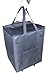dbest products Bigger Smart Cart, Blue Collapsible Rolling Utility Cart Basket Grocery Shopping Teacher Hobby Craft Art