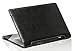 Navitech Black Real Leather Folio Case Cover Sleeve For The Lenovo Yoga 2 11