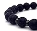 KOKOSHELL Imperial Crown Beaded Bracelet for Men / Women (Black Natural Beads Lava Rock QUEEN / KING Charm with Stone) Royal Luxury CZ Braided Copper Cubic Zirconium Bracelets