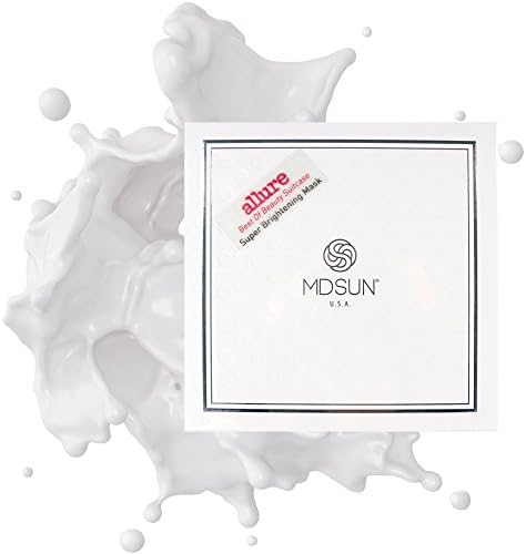 MDSUN Super Brightening Mask - Bio Cellulose Fiber Masks, Moisturizing, Brightening and Tightening skin For All Skin Type