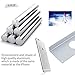 Cavoli Hair Blow Dryer Holder Wall Mounted,Space Aluminum, Bathroom Hanging Rack Organizer with 2 Cups