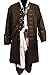 Mens Pirates Cosplay Costume Pirate Jack Outfit Coat Belt Cosplay Props Halloween