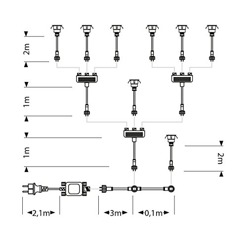 ledscom.de LED Boden-Einbauleuchte Atria für außen Aluminium kalt-weiß, je 14lm, IP65, 40mm Ø 8er Set – Bild 7
