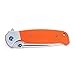 Ganzo G7522 Folding Bowie Hunting Pocket EDC Handle Knife (Orange)