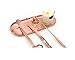 boweiwj Stainless Steel Towel Tray Storage Tray Tray Dish Plate Tea Tray Fruit Trays Cosmetics Jewelry Organizer Rose Gold Oval Tray 9in