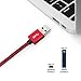 RAMPOW Red USB-C to USB-A Charge Cable, Certified (3.3ft, USB 3.0) Double-Braided & Durable Type-C Charger Cord, Compatible with Android, Samsung Galaxy S9/S8, Note 9, LG, HTC and More