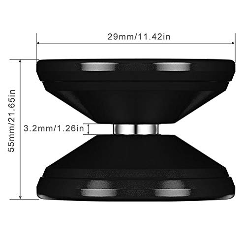 YOSTAR Responsive Beginners Yoyo Ball Bearing V6 Aluminum Metal Yoyos Ball Dual-Purpose Yoyo Christmas Birthday Gift + Bag, Glove, 5 Yoyo Strings (Black) - Thumbnail 3
