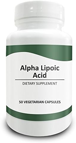 Pure Science Alpha Lipoic Acid 600mg - Antioxidant for Cellular Health and Glucose Metabolism - 50 Vegetarian Capsules by Pure Science Supplements