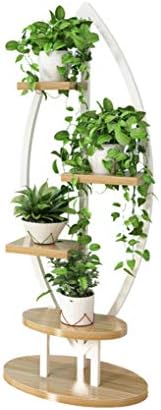 多層花スタンドラック 高低金属植物スタンドバルコニー花鉢植えストレージディスプレイ棚リビングルーム