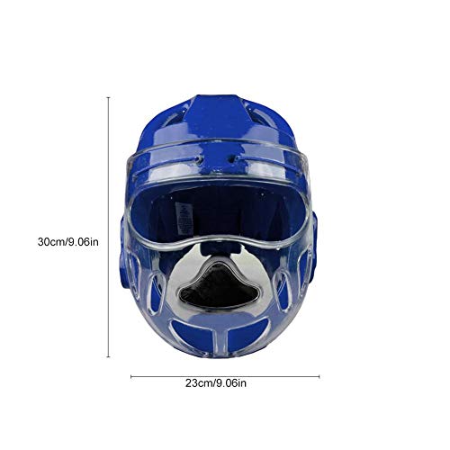 Owlhouse Taekwondo Headgear, Sport Head Guard Boxing Headgear with Face Shield, Head mask Karate Head Boxing Sanda mask Helmet Fencing for Adult Children Men Women