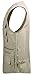 Mrignt Men's Oversize Pockets Travels Sports Vest(Outdoor Coat) (US L (Asia 3XL),Light Khaki)