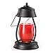 CANDLE WARMERS ETC Hurricane Candle Warmer Lantern for Top-Down Candle Melting, Black