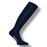 Travelsox Travel OTC Support Compression Recovery Dress Socks, TSD7000 Navy, Medium