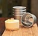 MorningRising Perfect Performance Aluminium Mini Round Chiffon Cake Pan, Set of 5