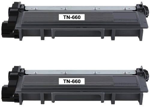 TonerPlus® 2pk Compatible TN-660 TN660 Toner for Brother HL-L2340DW DCP-L2540DW MFC-L2700DW