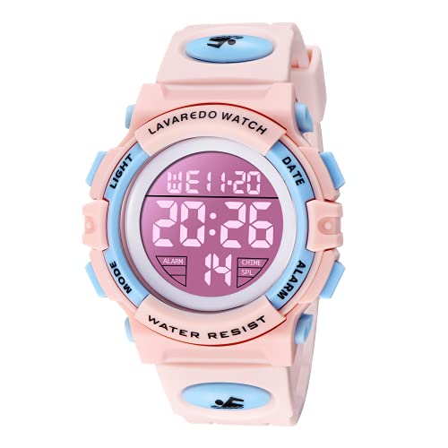 Kids Watch,Boys Watch for 3-15 Year Old Boys,Digital Sport Outdoor Multifunctional Chronograph LED 50 M Waterproof Alarm Calendar Analog Watch for Children with Silicone Band,Kids Gift