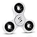 Fidget Spinner Toy Stress Reducer Amazing Fast Tri-Spinner Fidget Spinner EDC Focus Toy Ultra Durable Non-3D printed (White)