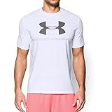 Under Armour Men's Sportstyle Logo T-Shirt, White (100)/Graphite, Large