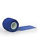 E Support™ 2 Inches X 5 Yards Self Adherent Cohesive Wrap Bandages Strong Elastic First Aid Tape for Wrist Ankle Blue Pack of 10