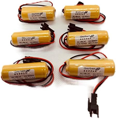CR8.LHC 3v Battery for Flush Valve THP3053 CR8-LHC (Qty 6 Pack)